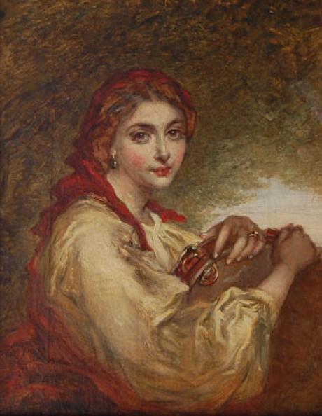 The Tambourine Girl Artware Fine Art