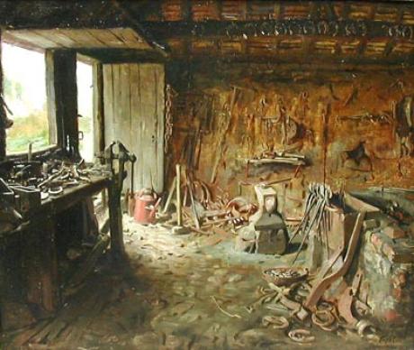 The Blacksmith S Forge Artware Fine Art
