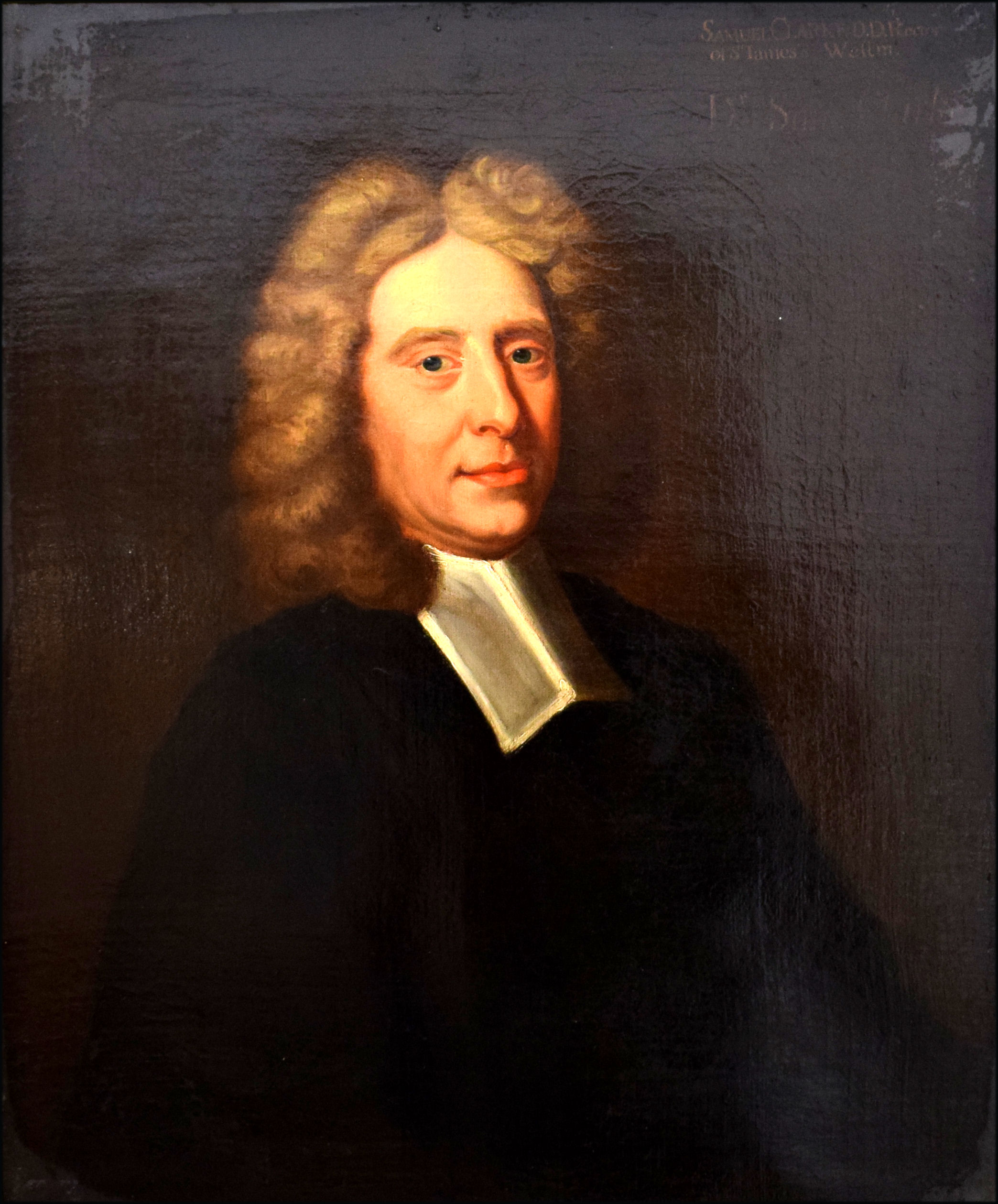 Portrait of the Rev Samuel Clarke, DD Metaphysician, Theologian and Philosopher (1675 - 1729 ) | Artware Fine Art